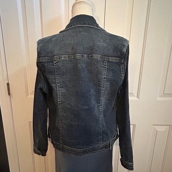 BLOSSOM Women Jeans Jacket, Blue, Medium - Picture 3 of 5